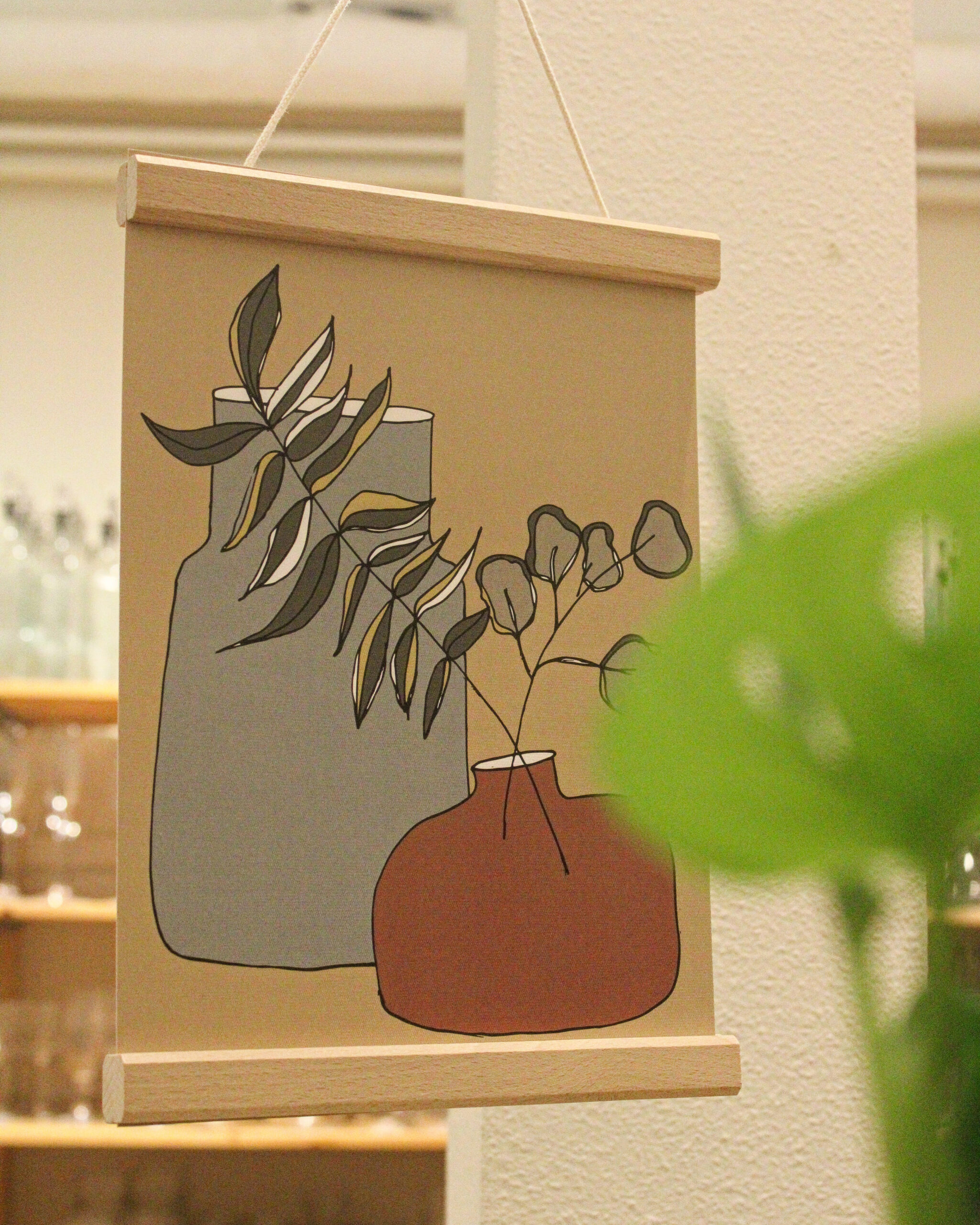 Poster Colored vases - Afbeelding 2